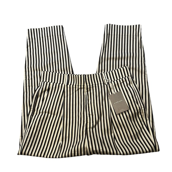 NWT, Everlane The TENCEL Way-High Taper Pant Ombre Stripe, Sz 14 - Picture 8 of 15